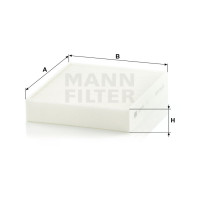 Фильтр салона MANN-FILTER CU 25 001